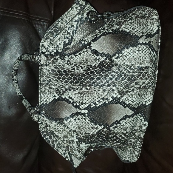 Brown, white, Nine West, bag - Picture 4 of 7